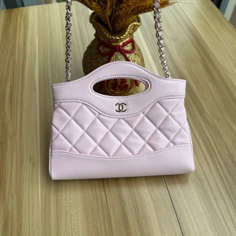 Ch*el top handle bags